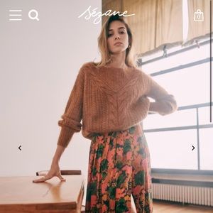 Sezane Marius Jumper - camel